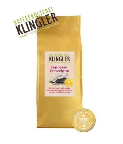 Klingler - italienischer Espresso Veneciano 500g in ganzen Bohnen