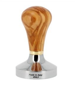 DVG-Tamper Olivenholz Shiny Base 58,5mm